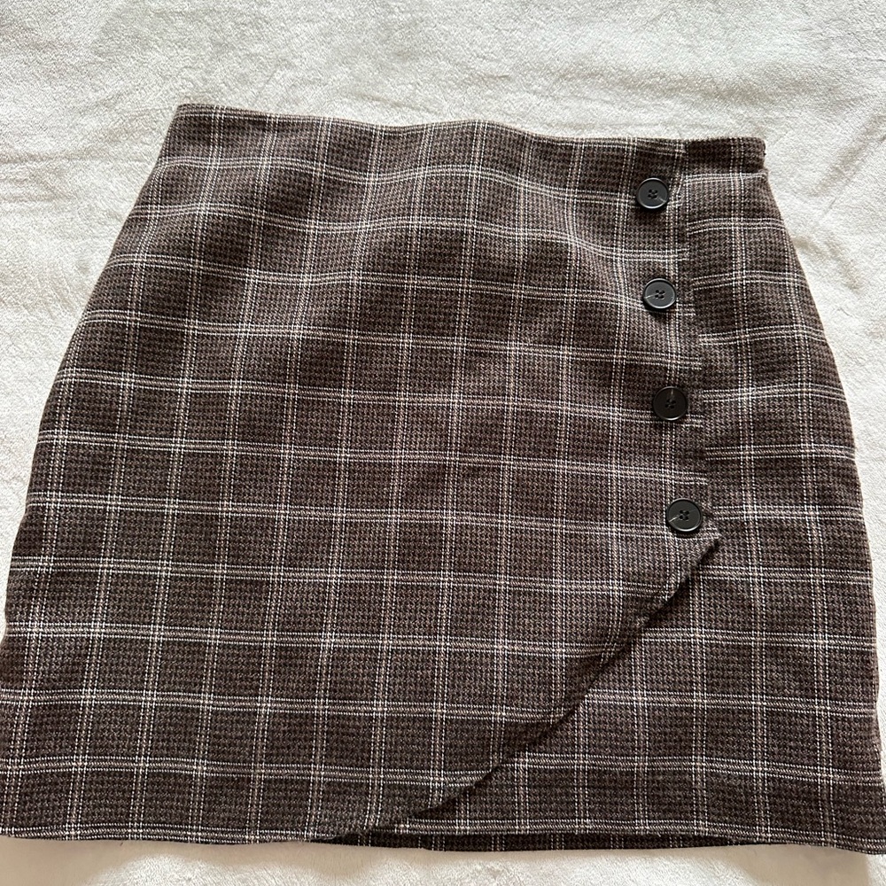 Plaid mini skirt from Emory Park